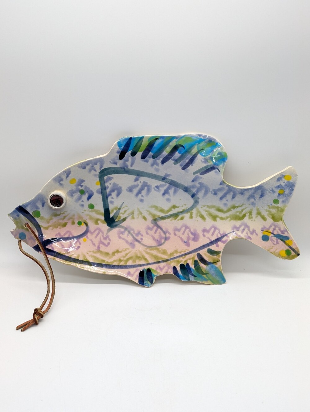 Vintage Jim Rice Studio Art Colorful Ceramic Fish